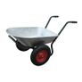 Gardening Tool Wheelbarrow Two Wheels 66 L Image 3