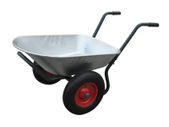 Gardening Tool Wheelbarrow Two Wheels 66 L