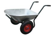 Gardening Tool Wheelbarrow Two Wheels 66 L