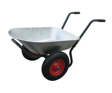 Gardening Tool Wheelbarrow Two Wheels 66 L