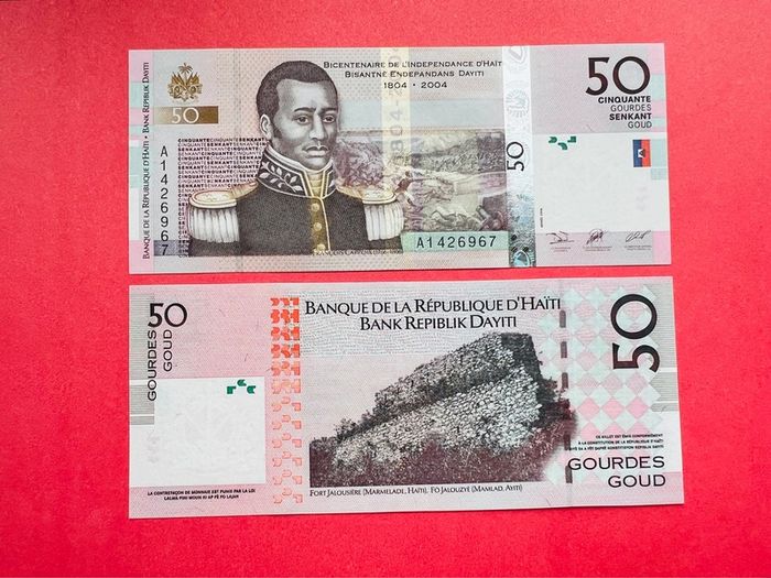 Haiti  50  Gourdes  2004  Pick  274a  Commemorative Issue. ( Uncirculated )