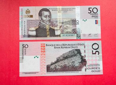 Haiti  50  Gourdes  2004  Pick  274a  Commemorative Issue. ( Uncirculated )