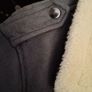 Topman Faux Shearling Biker Jacket, Grey, Size M (EU 50) Image 10