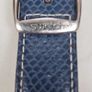 Swatch Irony Stainless Steel Quartz Watch Blue Leather Strap Date 46mm Image 7