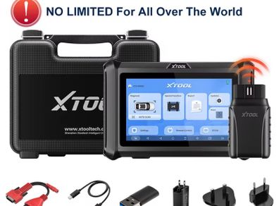 XTOOL D7 BT Bluetooth Car Diagnostic Tools Bidirectional Scanner ECU Coding Automotive Scanner 38+ Services Add FCA auto auth Functions