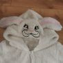Fluffy White Bunny Hoodie, size 12 Image 2