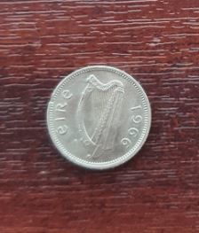 Irish 3d Coin 1966