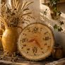 Large Handmade Wooden Wall Clock One of a Kind Image 2