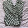 Stradivarius black and white gingham trousers Image 6