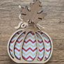 Wooden tray decor Halloween Autumn pumpkin Image 2