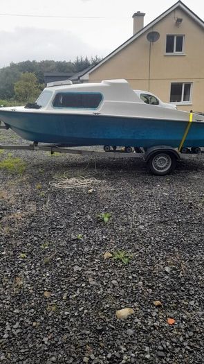 16ft cabin boat.