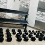 Hex Dumbbells With 2 Tier Rack Image 9