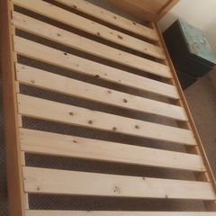 Double bed. Solid. Free to collect