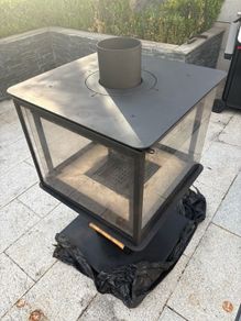 Garden Cube Outdoor Woodburning Stove