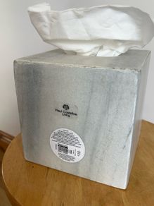 Large Marble tissue box