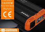 Power inverter 24v Dc to 220v 50hz Ac 1800w