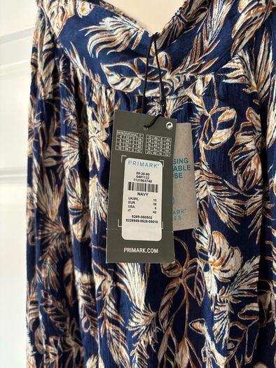 Skirt. Navy Primark maxi dress  size 10, NEW WITH TAGS,