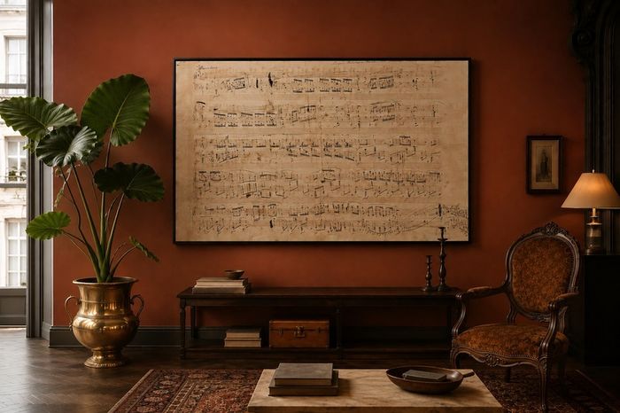 Huge Chopin Manuscript Print