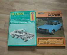 hillman Hunter and minx workshop manual x 2. Free