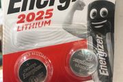 Energizer 2025 Batteries 2 Pack