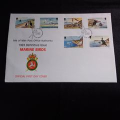 Isle of Man : 1983 First Day Cover - Marine Birds Definitive Issue