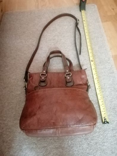 Satchel style bag - real leather