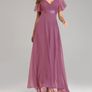 Brand New Women's Chiffon A-Line Evening Bridesmaid Dress Image 4