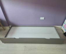 Single bed storage trundle