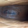 Clarks brown leather ladies boots Image 3