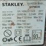 STANLEY High Pressure Washer, Model SXPW22E, in excellent condition Image 10