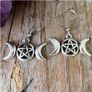 Goth Style Pendant + matching earrings available Image 10