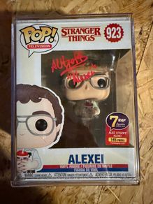 Funko POP! Stranger Things Alexei 923 Alec Utgoff Autographed