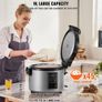 Commercial Rice Cooker, 45-Cup Rice Cooker, 9 Liter Large Rice Cooker and Warmer with Nonstick Inner Pot, Fast Cooking and 12-Hour Keep Warm Image 3
