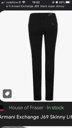 Armani  J 69 Skinny jeans.size 27 .like a new