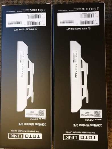 2x TOTOLINK CP350 300Mbps Outdoor Wireless CPE / Wi-Fi Bridge - Brand New