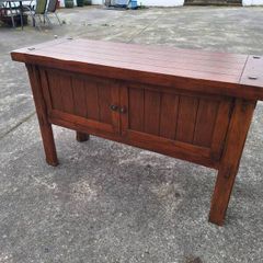 Solid heavy oak cabinet by Zocalo