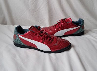 Puma astro trainers Size 11 eu 46 red/green in excellent condition