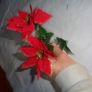 Faux Poinsetta x 2 for Sale Image 2