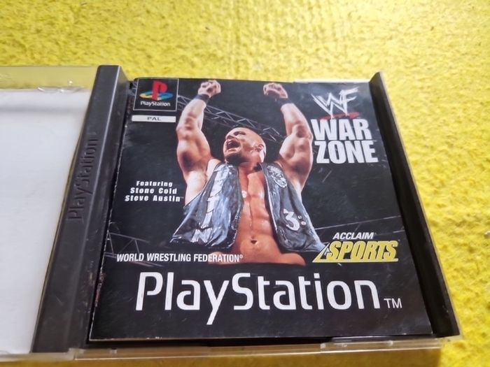 Wf War Zone Wrestling PlayStation1 Ps1 PlayStation2 Ps2 games Original