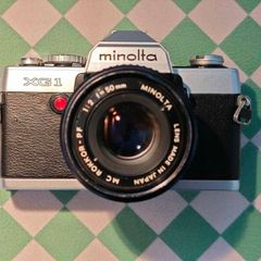 Minolta XG-1 (1983) + Lens MC Rokkor 50mm f1:2 - Serviced & Ready to Use SLR Film Camera