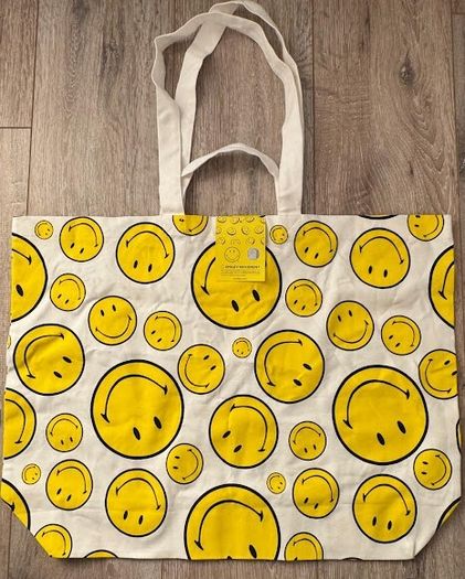 Smiley Originals Smiley Face Canvas Tote Bags