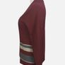Blarney red stripe ladies cardigan size L Uk 14  includes Postage Image 6
