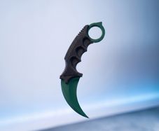 CS2 Karambit 1:1 Scale Display Replica | CSGO Knife Prop | 3D Printed Gaming Desk Decor