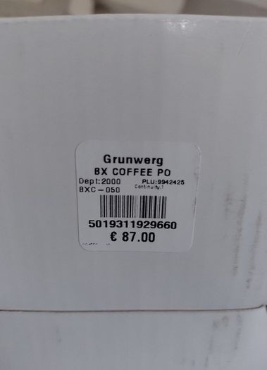 Coffee Pot by Grunwerg 50oz Brand New