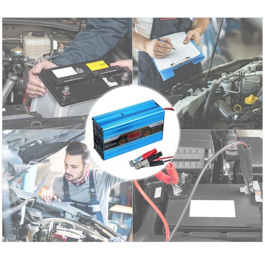 Smart Fast Charger 12V 30A Battery Charger With Digital LCD Display Car Cell Battery Charger Charging Device Fast Charging