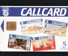 1992 Ireland 5 Unit Montage early definitive Call card (Gemplus GEM1) Call Card Mint. Note this card is not known to have wrapper. Telecom Eireann card number 1040