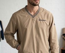 Vintage 90s/Y2K TaylorMade Golf V-Neck Windbreaker/Pullover