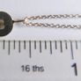 Vintage Sterling Silver 925 Single Heart Bracelet length 7" - 1g Image 8