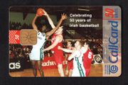 1998 Ireland 50 unit 50th anniversary of the Irish Basketball Association Call Card (ODS3) Used. Telecom Eireann card number 1220