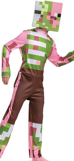 halloween boy Minecraft pigman 7-8